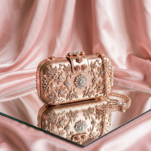 Rose Gold Mirage Clutch