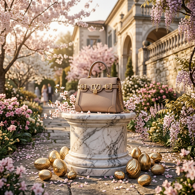 Luxury Handbag in Spring